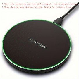 Wireless Charging Pad For IPhone, For AirPods, For Samsung Galaxy & More - Compatible With IPhone 13/14/12/11/X/XR, For AirPods 15W & More!
