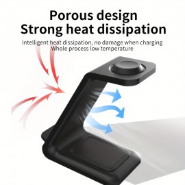 3 In 1 Multifunctional Wireless Charger, Charging Station Mobile Phone Holder For IPhone\iWatch\AirPods