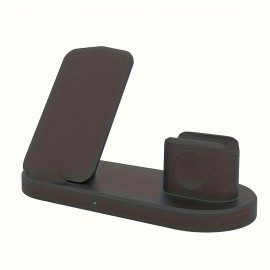 3-in-1 15W Fast Charging Charger For Mobile Phones. Desktop Stand. Wireless Charger For Watch, Earphone, Mobile Phone.